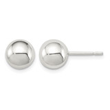 Sterling Silver Polished 8 mm Ball Stud Earrings