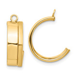 14K Yellow Gold Dangle Earring Jacket, 17.41 mm
