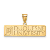 LogoArt Duquesne University Pendant - 14K Yellow Gold Large