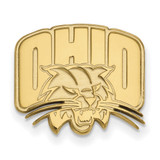 LogoArt Ohio University Lapel Pin - 14K Yellow Gold