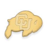 LogoArt University of Colorado Lapel Pin - 14K Yellow Gold Buffalo