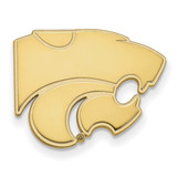 LogoArt Kansas State University Lapel Pin - 14K Yellow Gold Wildcat