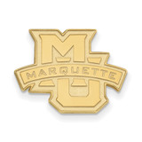 LogoArt Marquette University Lapel Pin - 14K Yellow Gold