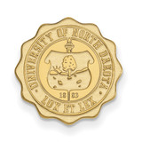 LogoArt University of North Dakota Lapel Pin - 14K Yellow Gold Crest