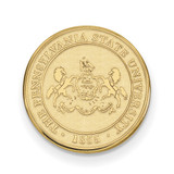 14K Yellow Gold LogoArt Penn State University Crest Lapel Pin