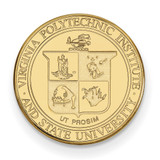 LogoArt Virginia Tech Lapel Pin - 14K Yellow Gold Crest