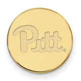 LogoArt University of Pittsburgh Lapel Pin - 14K Yellow Gold
