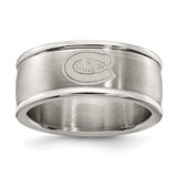 LogoArt Montreal Canadiens Ring - Stainless Steel Logo Band