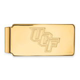 LogoArt University of Central Florida Money Clip - Sterling Silver Gold-Tone U-C-F