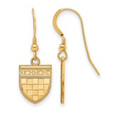 Gold-Tone University of Richmond Shield Dangle Earrings
