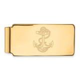 Sterling Silver Gold-Tone LogoArt US Naval Academy Anchor Money Clip