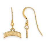 Gold-Tone University of Richmond Script Small Dangle Earrings