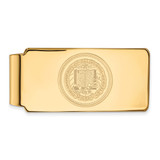 LogoArt University of California Berkeley Money Clip - Sterling Silver Gold-Tone Crest