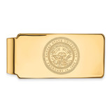 LogoArt Kansas State University Money Clip - Sterling Silver Gold-Tone Crest