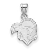 LogoArt Seton Hall University Pendant - Sterling Silver Rhodium-Plated Pirate Small