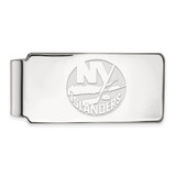 LogoArt New York Islanders Money Clip - Sterling Silver Rhodium-Plated