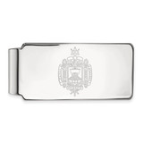 Sterling Silver Rhodium-Plated LogoArt US Naval Academy Crest Money Clip