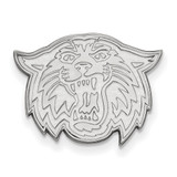 LogoArt Villanova University Lapel Pin - Sterling Silver Rhodium-Plated Wildcat