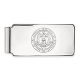 LogoArt Georgia Institute of Technology Money Clip - Sterling Silver Rhodium-Plated Crest