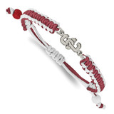 LogoArt University of Southern California Bracelet - Stainless Steel S-C Adjustable Cord
