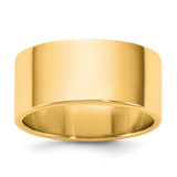 14K Yellow Gold 9 mm Lightweight Flat Wedding Band
