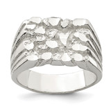 Sterling Silver Nugget Ring, 4.5 mm - QR126