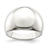 Sterling Silver Polished Cigar-Band Ring, 3.25 mm