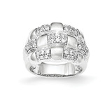 Sterling Silver Patterned Ring