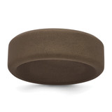 Silicone Bronze Metallic 8 mm Wedding Band