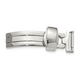 12 mm Silver-Tone Deployment Buckle