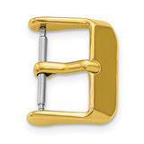 16 mm Gold-Tone Stainless Steel Buckle