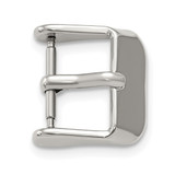14 mm Silver-Tone Stainless Steel Buckle