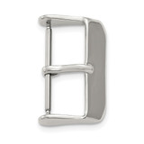 24 mm Silver-Tone Stainless Steel Buckle
