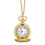 Women'S Charles Hubert Gold-Finish Brass Pendant Watch, 26 mm, Quartz