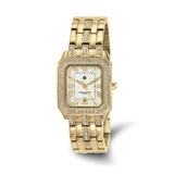 Women'S Charles Hubert Ion-Plated Stainless 26 x 32.5 mm Crystal Bezel Watch, Quartz