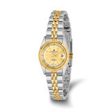 Women'S Charles Hubert Ion-Plated 2-Tone Gold-Tone Dial 26 mm Watch, Quartz