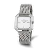 Women'S Charles Hubert Stainless Mesh Silver-Tone Dial Quartz Watch