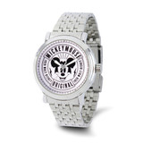 Disney Adult Mickey Mouse Original Silver-Tone Watch, 44 mm, Quartz