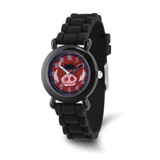 Disney Kids Lion King Timon Black Silicone Time Teacher Watch, 32 mm, Quartz