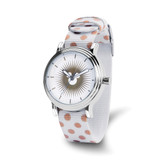 Disney Mickey White/Gold Polka Dot Watch, 38 mm, Quartz