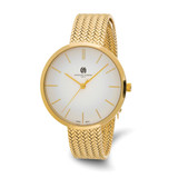 Women'S Charles Hubert Ion-Plated Stainless Steel White Dial Watch, 34 mm, Quartz