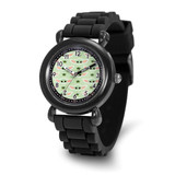 Star Wars The Child Kids Black Silicone Time Teacher Watch, 32 mm, Quartz