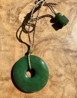 Natural Canadian Jade Pendant 37mm