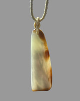 Natural Nephrite Jade Pendant Loulan Jade - 65mm