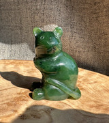 Natural Canadian Nephrite Jade Mouse - 1.5" Figurine