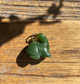 Natural Jade Dinosaur 18mm Charm