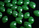 Natural Canadian Nephrite Jade Wide Marquise Cabochon