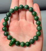 Natural Jade 10mm mala bracelet - Large