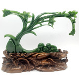 Natural Nephrite Jade Carving - Bonsai Tree 29cm