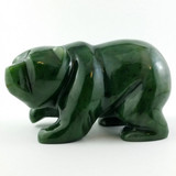 Natural Jade Bear - 5" Walking Grizzly Figurine